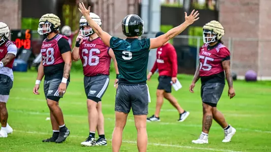 Troy Football Fall Camp Day 11