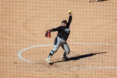 Ella Cunningham pitching at FSU