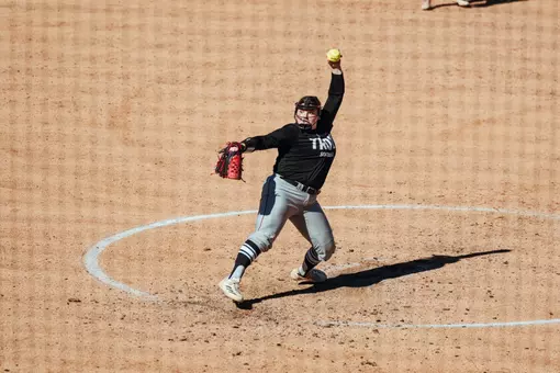 Ella Cunningham pitching at FSU