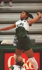 Kim Sentmore recorded 11 kills<br>and 15 digs Friday vs. South Florida.