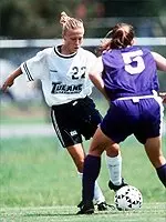 Mandy Schumacher scored the <br> Wave's first goal in the <br> win over South Florida