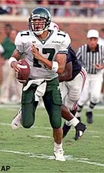 J.P. Losman threw a late touchdown strike for the Green Wave Saturday.