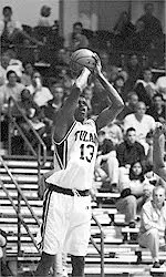 Linton Johnson scored 21 points and added 13 rebounds in the Tulane exhibition opener.