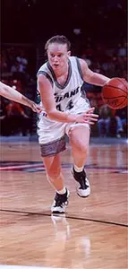 Taryn Turnbull held SMS' Jackie <br> Stiles to less than half <br> of her 34.4 points per <br> game average