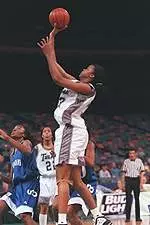 Janell Burse had 23 points <br> and 11 rebounds against <br> SMU on Wednesday