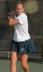 Anneli Axsater turned in <br> a win at No. 5 singles