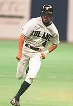 Matt Groff scored Tulane's only run against Louisiana-Lafayette.