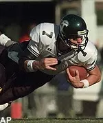 Quarterback Patrick Ramsey led the Tulane offense stride for stride with Ole Miss before leaving the game with a sprained right shoulder.