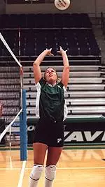 Jennifer Witte became the Tulane career assists leader.