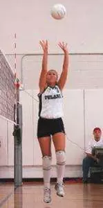 Senior setter Jennifer Witte holds the Tulane career assists record with 4,300.