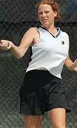 Joyce Bergman reached <br> the Round of 32 <br> at the ITA Southwest <br> Regional on Friday