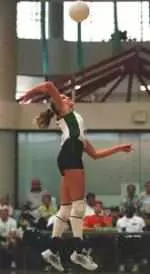 Senior Erin Dobyanski tallied a .526 attack percentage Friday night against TCU with 11 kills and just one error in 19 attacks.