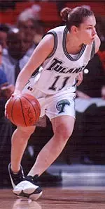 Sarah Goree and <br> the Green Wave <br> will meet Purdue <br> in the New Orleans <br> Arena on Thursday