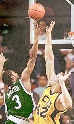 This shot by Waitari Marsh lifted the Green Wave to victory over VCU on Tuesday.