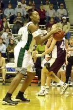 Teana McKiver recorded her <br> second straight double-double <br> against Memphis