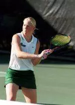 Nancy Kockott was a <br> 6-1, 6-3 winner at <br> No. 4 singles against <br> UNO on Tuesday