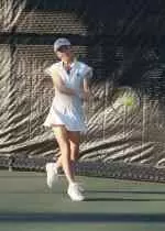 Anna Monhartova lost in <br> the Round of 32 at <br> the NCAA Tournament