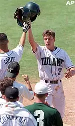 Tulane's Michael Aubrey was named Baseball America's National Freshman of the Year. He is the second Tulane player to earn the award in the past 3 seasons.