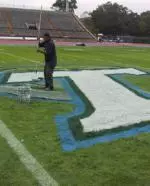 Preparations continue at Tad Gormley Stadium, where Tulane hosts Navy on Saturday for Homecoming.