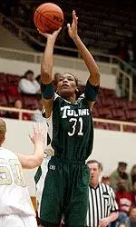 Teana McKiver had <br> 19 points to lead <br> Tulane past the <br> Houston Jaguars