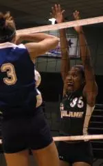 Sophomore outside hitter Anastasia Kenon had seven kills, four blocks and three aces to help lead the Green Wave to a 3-0 sweep of East Carolina.