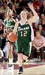 Kelly Nadeau had <br> 14 points to lead <br> Tulane past James Madison