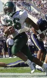 Running back Mewelde Moore and his Tulane Green Wave will take on a challenging 12-game schedule in 2002.