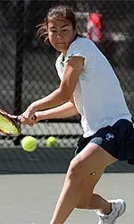 Maiko Cook posted <br> a win at No. 5 <br> singles on Sunday