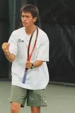 Victor Romero won <br> the deciding match <br> in Tulane's win <br> over DePaul