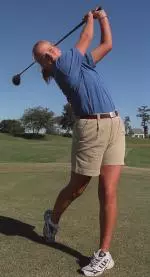 Carolin Landmann was one of three Green Wave women's golfers named to the 2002 All-Louisiana team.