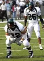 Tulane offensive lineman Matt Traina (72) was named to the Academic All-District VI first team Thursday.