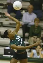Junior outside hitter Anastasia Kenon posted 14 kills and 13 digs in Tulane's 3-2 win over Saint Louis.