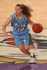 Kelly Nadeau scored <br> 23 points against <br> George Mason on Saturday