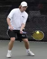 Hannu Piiroinen had a straight-set victory at No. 4 singles on Thursday.