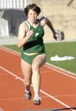 Camilla Hatlen scored points in the long jump and the pentathlon on Friday.