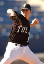 Junior reliever Joey Charron leads the Green Wave with 31 strikeouts and four saves.