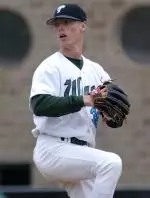 Freshman J.R. Crowel earned his third victory of the year with 6.0 shutout innings of work Sunday against Manhattan.