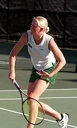 Nancy Kockott won <br> the deciding match in <br> Tulane's win over <br> East Carolina on Sunday