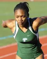 Aisha Otoro won the triple jump with a career-best distance on Friday.