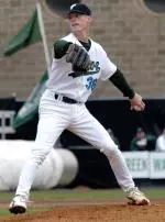 Freshman southpaw J.R. Crowel struck out seven in 5.1 innings to earn the win in game one Sunday at Charlotte.