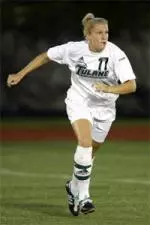 Lindsay Morris scored <br> for Tulane in the <br> Wave's 1-1 tie <br> with LSU on Friday