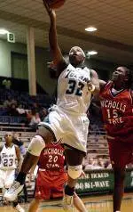 Lakethia Hampton had <br> her third double-double <br> of the year <br> against East Carolina