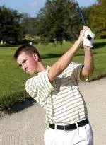 Sophomore Michael Thompson is one stroke off the lead at the University Club Intercollegiate.