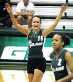 Senior outside hitter Lindsey Norman had a match-best 21 kills and hit a team-high .310 Friday night against No. 22 Louisville.