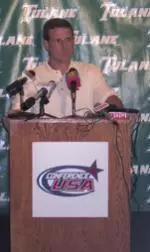 Head coach Chris Scelfo and the Green Wave hosts No. 7 Louisville on Saturday at the Superdome.