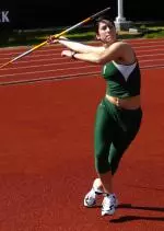 Jelena Jurlina posted NCAA Regional qualifying marks in two events on Saturday at the UNO Invitational. (File photo by Ned Dishman)