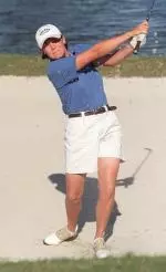 Junior Alexis Wooster trimmed 10 strokes off her day-one total to fire an even-par 72 in the second round of the Bryan National Collegiate.