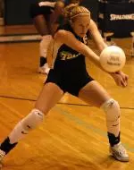 Volleyball senior Karlyn Daly earned the Female Student-Athlete of the Year and the T-Club Athlete of the Year awards at the fourth annual Varsity Ball.