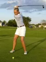 Junior Lindsay Hulwick was one of two golfers to tally a five-over par 77 Saturday in the final round of the NCAA East Regional.