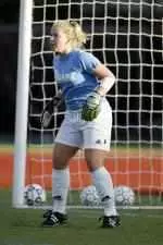 Senior goalkeeper Megan Morey posted nine saves Friday afternoon against UTEP.